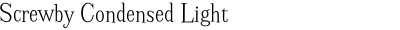 Screwby Condensed Light